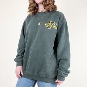 Vintage St Patrick's Day Oversized Sweatshirt Loose Relaxed Fit Slouchy Paddy's